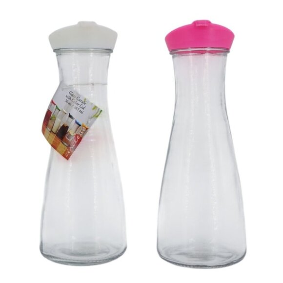 Circleware 2‑Pack Glass Carafe with Lids – 30 oz Each - Picture 1 of 5